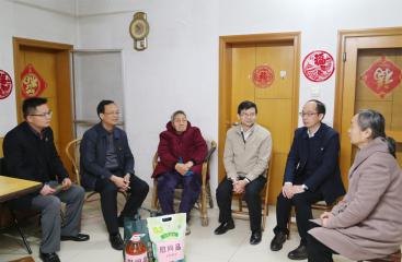 春節慰問暖人心 年味漸濃情更濃 | 莫菲城深入老干部、革命烈士家屬家中慰問